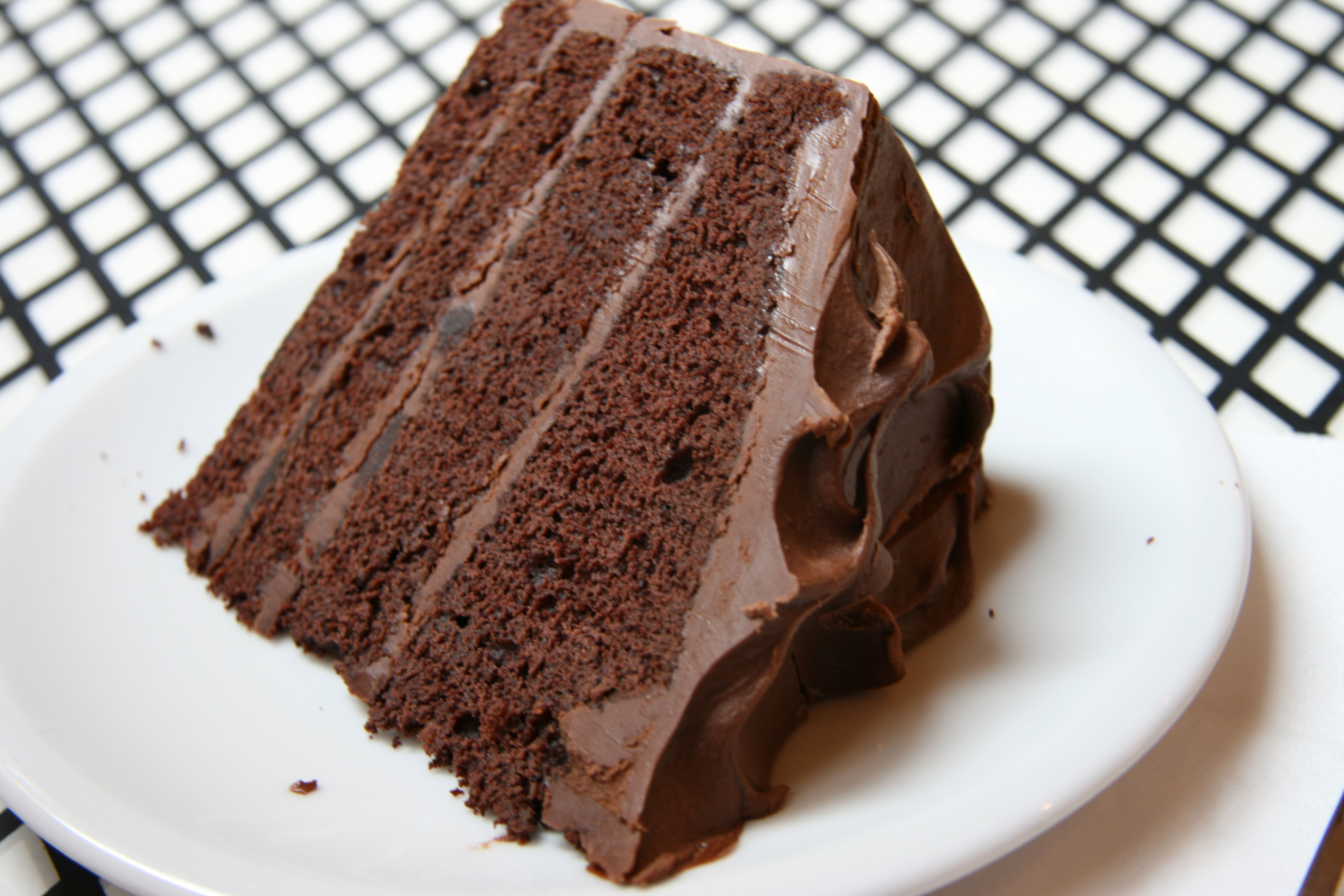 Devil&amp;#39;s Food Cake With Milk Chocolate Frosting Recipe — Dishmaps